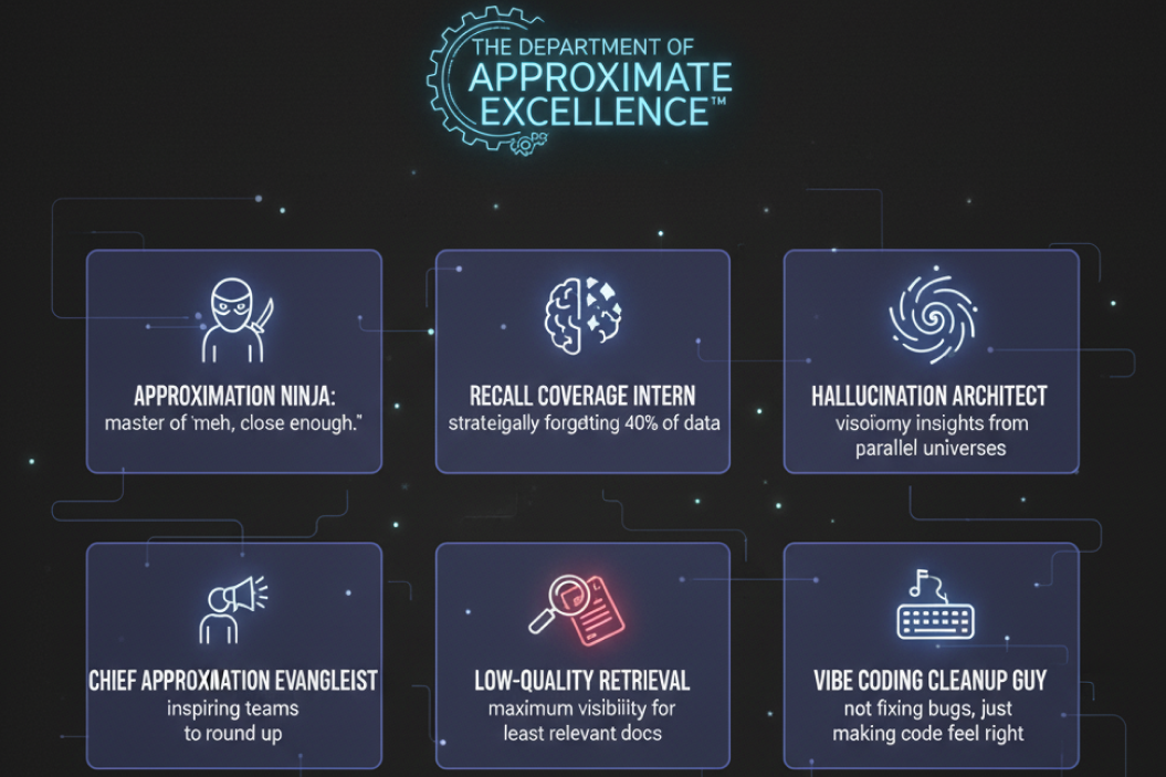 Redefining Precision: Meet the Department of Approximate Excellence